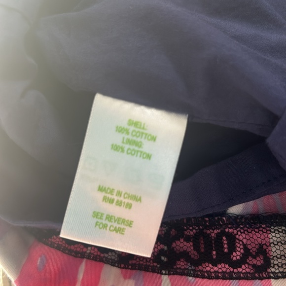 Lilly Pulitzer Dominica dress in Bright Navy Brava print size 10 EUC - Picture 7 of 8